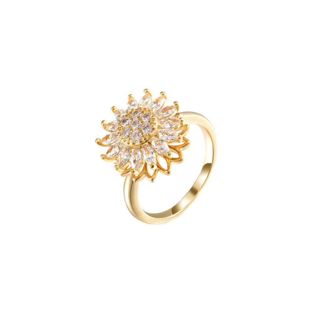 Anillo Giratorio de Girasol