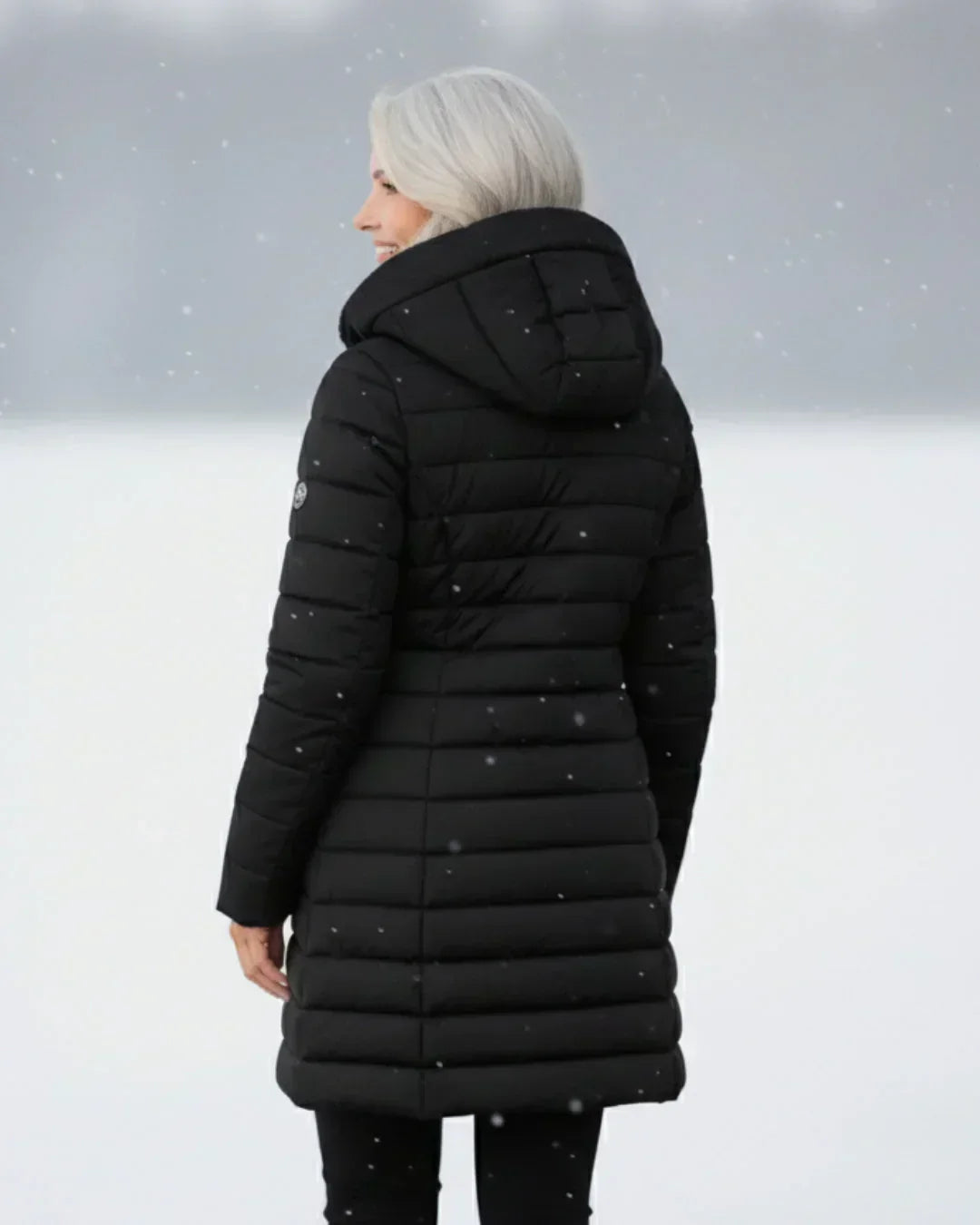Chaqueta acolchada negra