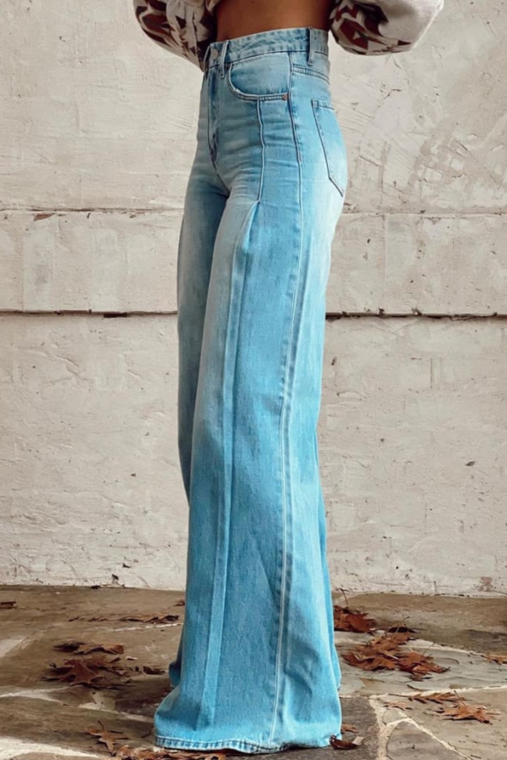 Pantalón Boho Retro de Pierna Ancha