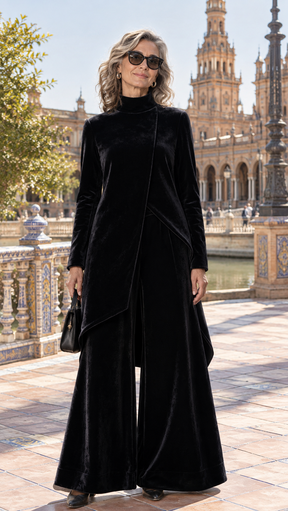 Conjunto de Invierno con Cuello Mao