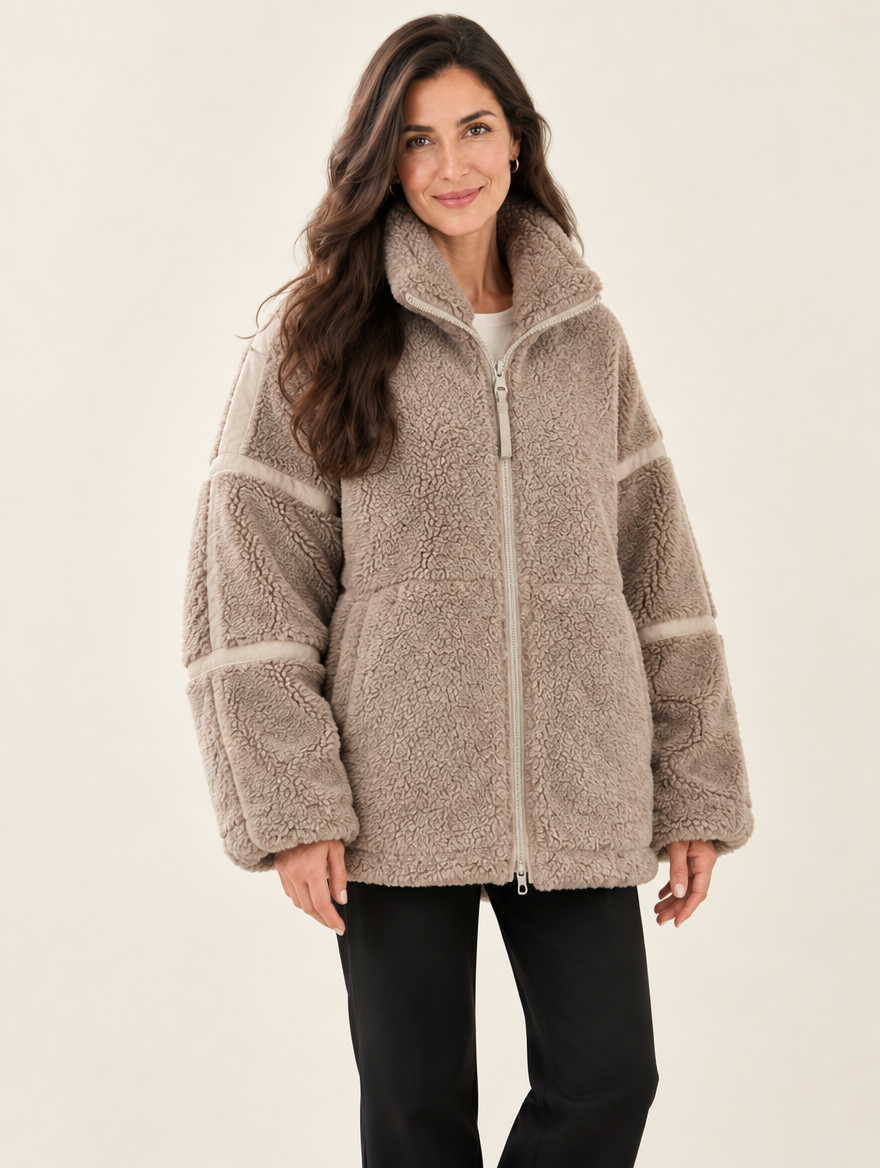 Chaqueta Teddy Oversize