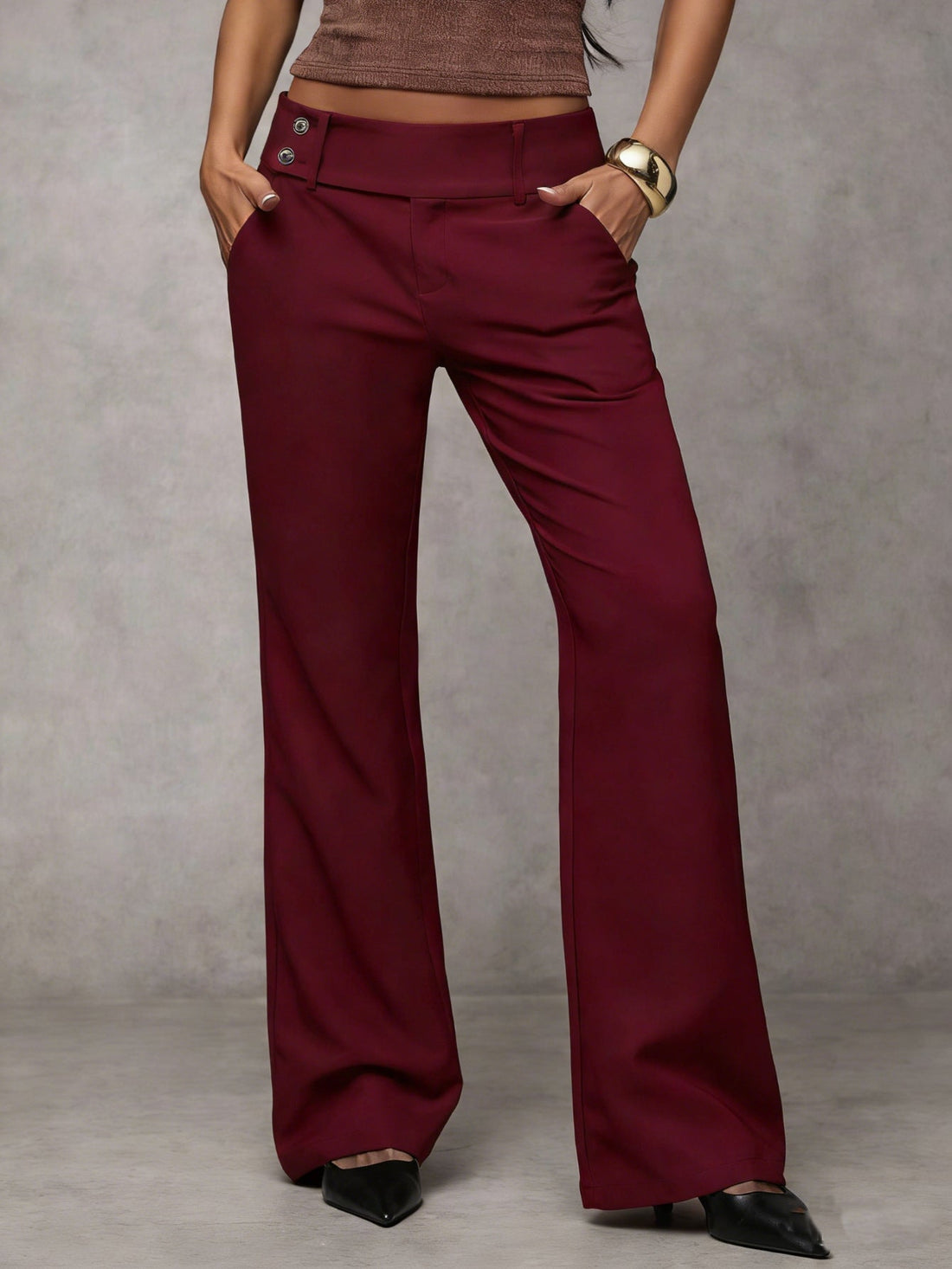 Duna pantalón ancho de tiro alto