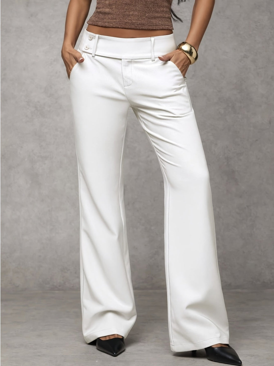 Duna pantalón ancho de tiro alto