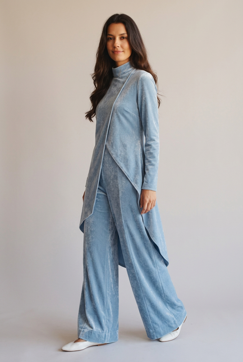 Conjunto Invierno Cuello Mao - Marta Otero