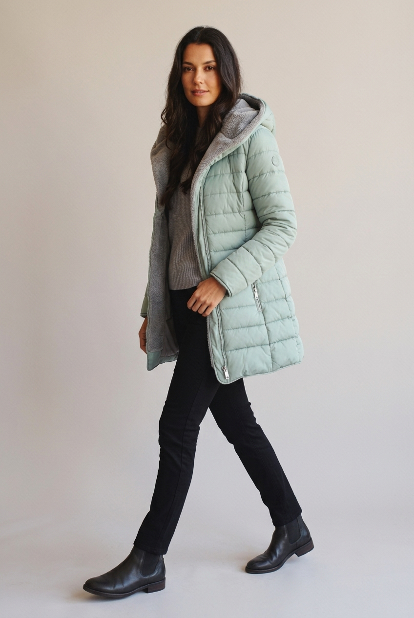 Chaqueta Acolchada Invierno Capucha - Marta Otero