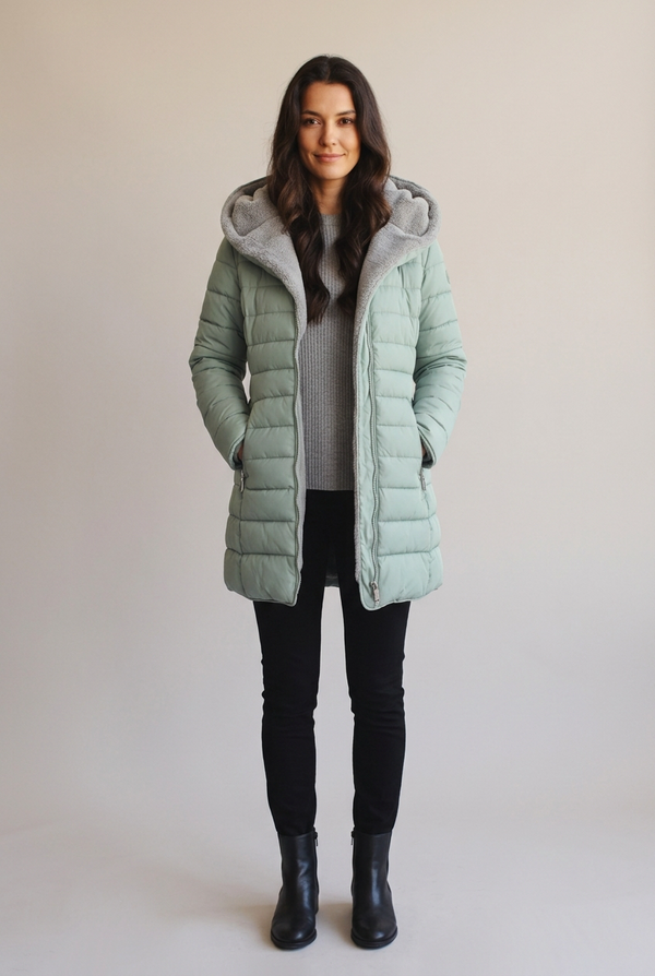 Chaqueta Acolchada Invierno Capucha - Marta Otero