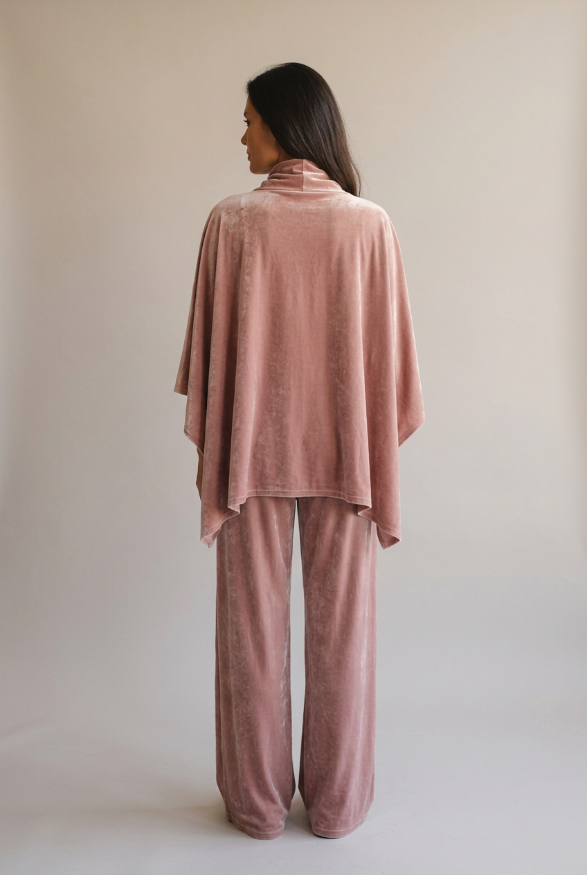 Conjunto Terciopelo Top Capa - Marta Otero