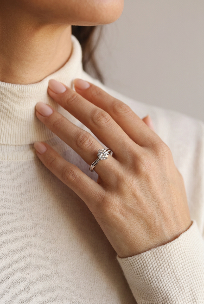 Anillo Solitario Clara - Marta Otero