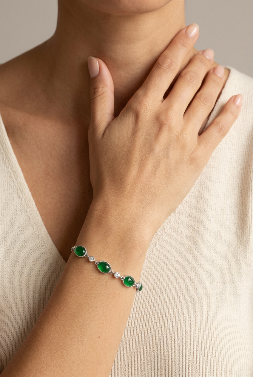 Pulsera Vintage Esmeralda - Marta Otero