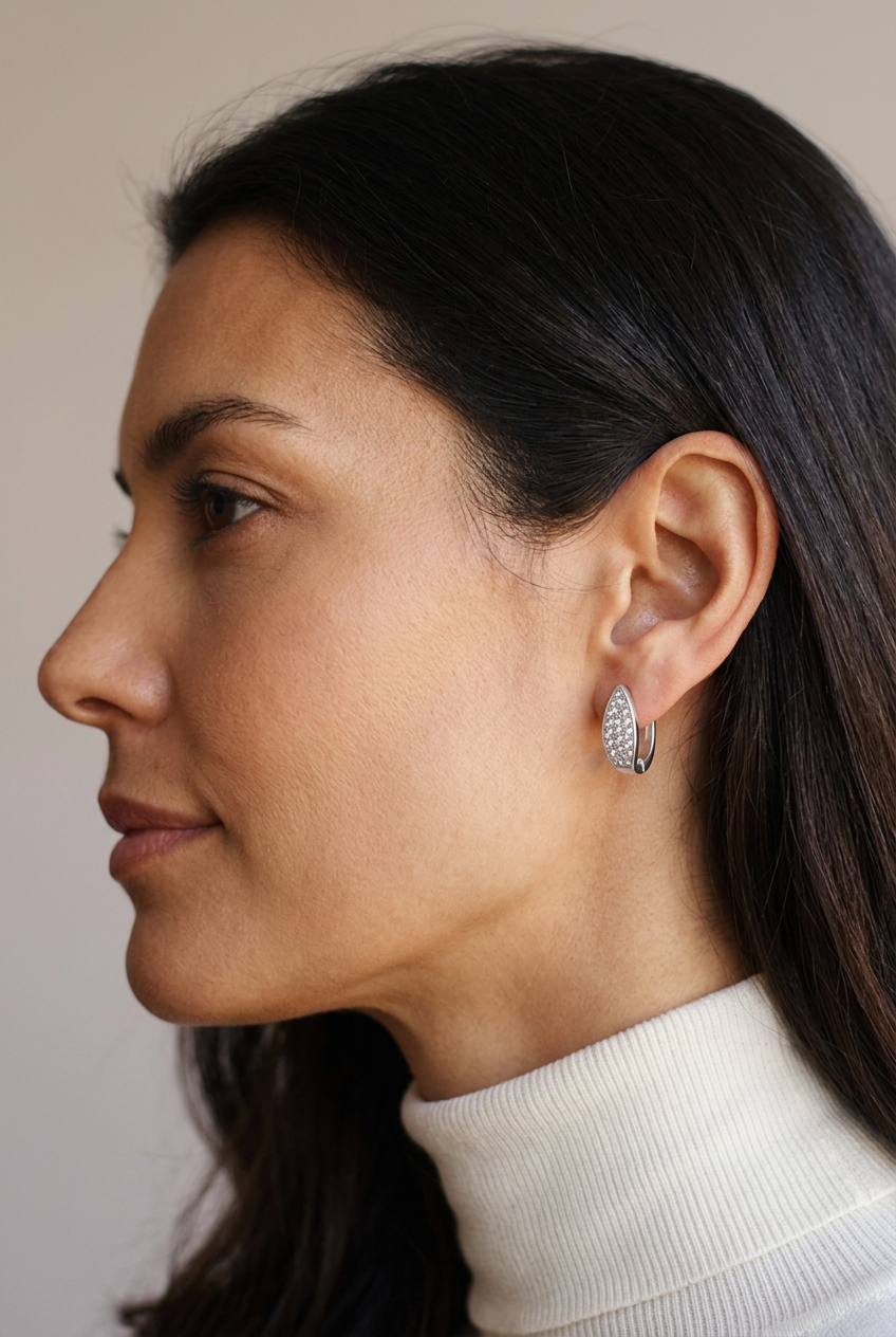 Pendientes Hoja Plata 925 - Marta Otero