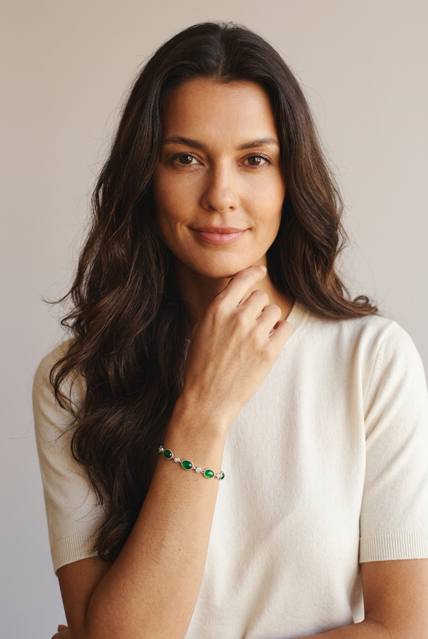 Pulsera Vintage Esmeralda - Marta Otero