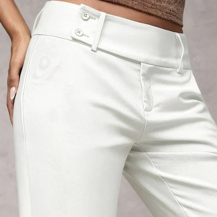 Sanne pantalón elegante de pierna ancha
